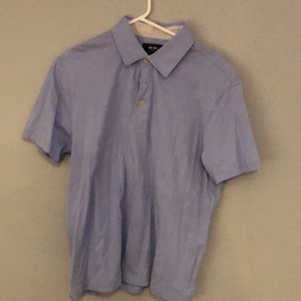 Mens jack spade light blue polo